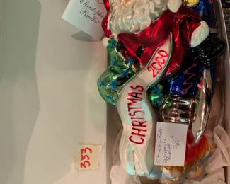 #353	Christopher Radko Rocket Blaster	 $30.00 
