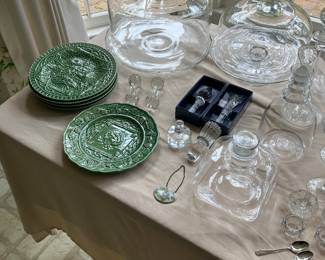 Green Portuguese Majolica