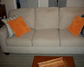 Kevin Charles Furniture - Tan 3 Cushion Sofa