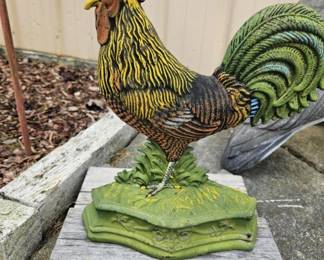 CAST IRON ROOSTER 