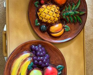 #VINTAGE#FRUIT#WALL#PLACQUE 