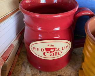 Red Cup Cafe Coffee Mug
