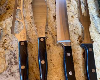 Cutco - Cheese Knife Model 1764, Spatula Spreader Model 1768, Remington Microsharp Kitchen Knife