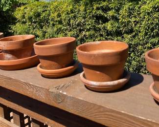Assortment of Terra Cotta Planters