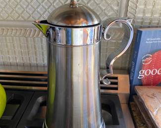 Southern Living at Home Stainless Lidded Carafe 
