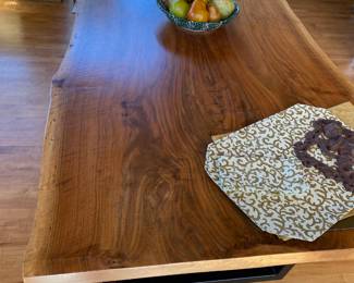 Walnut Live Edge Dining Table