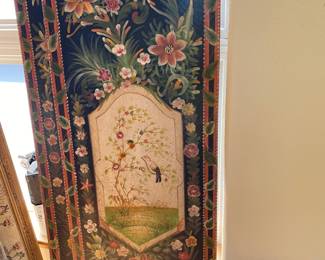 Pair of Antique Asian Oil Paintings On Board