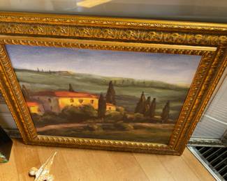 Framed Print "A Tuscan Morning" by Michael Downs