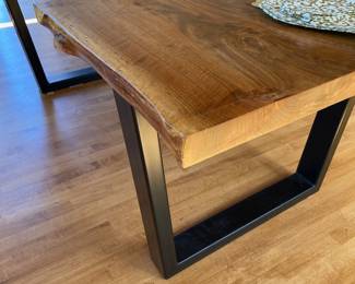 Walnut Live Edge Dining Table