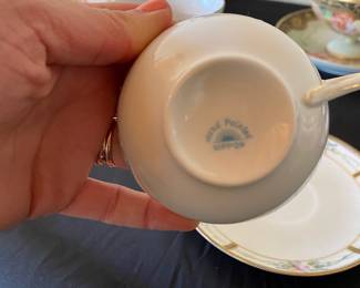Nippon Hand Painted Demitasse Cup & Saucer - Made in Japan