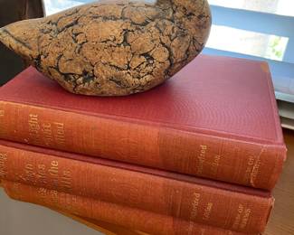 Carved Stone Duck Sculpture