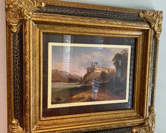Framed & Matted Print "1883 Vienna Melk Abbey" by Ferdinand Lepie