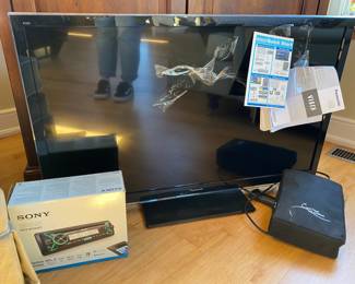 Panasonic Smart Viera 47" Class LED HDTV Television - TC-L47E50, Sony Bluetooth Audio System - MEX-M100BT