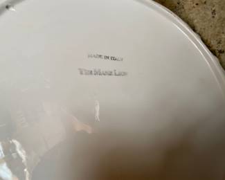 The Mane Lion Pottery Apple Themed Fruit Platter - Made in Italy