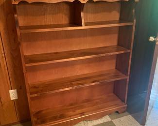 4 Tier Amish Style Maple Bookcase