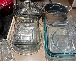 Lots of Pyrex! Vintage to Contemporary, and in ALL shapes and sizes! 