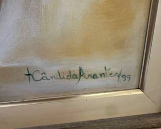 There are several works by Candida Asante's through out the house!