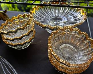 Very Old Antique Berry Set! Duncan Miller? BEAUTIFUL!