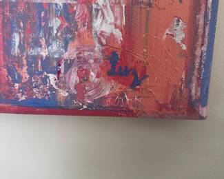 Signed by the artist Luz!