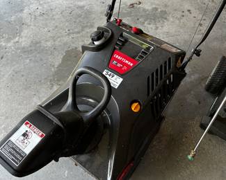 An AWESOME Craftsman Snowblower! IN MINT condition! The price tag is still on the top in perfect condition. I can't say for sure, but I do not think this has EVER been used! 😃