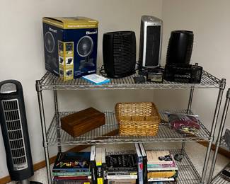 The basement is filled with wire shelving units filled with Holiday items, Sporting Goods and MORE! 