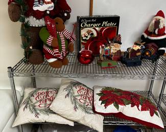 The basement is filled with wire shelving units filled with Holiday items, Sporting Goods and MORE! 