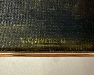 Signed by the artist G. Quevedo N.