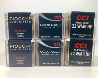 Assorted CCI and Fiocchi .22 Ammo