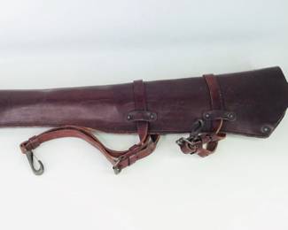 World War II U.S. Leather Rifle Scabbard