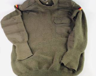 Vintage German Military Commando Knit Sweater
