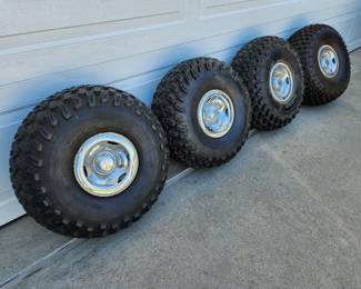22x11x8 OVERSIZED GOLF CART WHEELS & TIRES