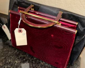 Judith Lieber Vintage Velvet Purse