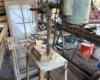 Drill Press & Lincoln Copper Core Welder