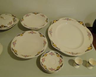 These are the serving pieces, for the Johnson Brothers set, very rare, very unique and super hard to find