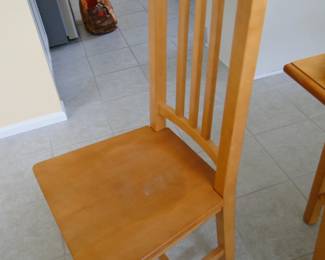 Maple chair, part of a set