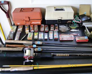 Fishing items, along with fly fishing items too