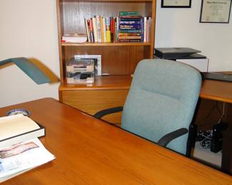 Lots of office furniture