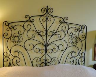 Queen metal headboard
