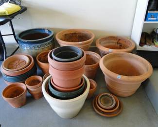 Flower pots, or spice pots, or herb pots.  Just add dirt, and start growing