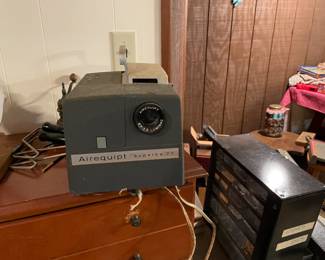 vintage slide projector