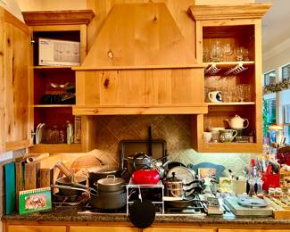 Nice cookware including Magnalite pots and pans.