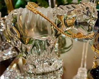 Gorham crystal donkey, scarce.