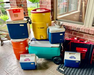 lots of coolers for summer