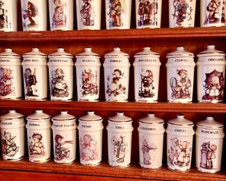 Hummels including scarcer spice rack 