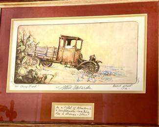 Steve Edwards signed limited art western lithograph.