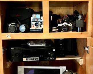 Lots of electronics.