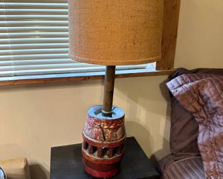 Wagon Wheel Lamp