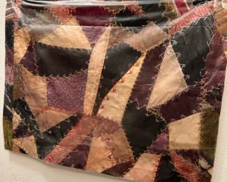 Antique Crazy Quilt Piece