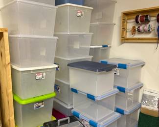 Lots of Storage Bins