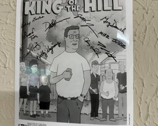 Signed King of the Hill Picture